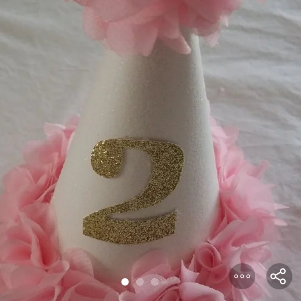 Baby Girl Second Birthday Hat
